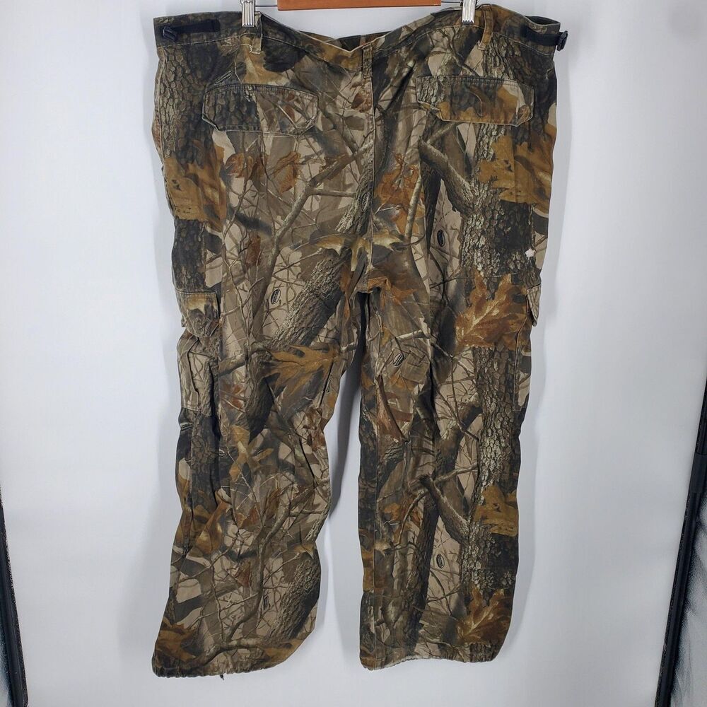 Outfitters Ridge Pants Mens 3XL 48-50 Camo Cargo Organic Cotton Hunting 22x30 - Picture 10 of 12